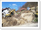 Baugrube Wiesensteig mit Verbau Baugrube Wiesensteig mit Verbau
